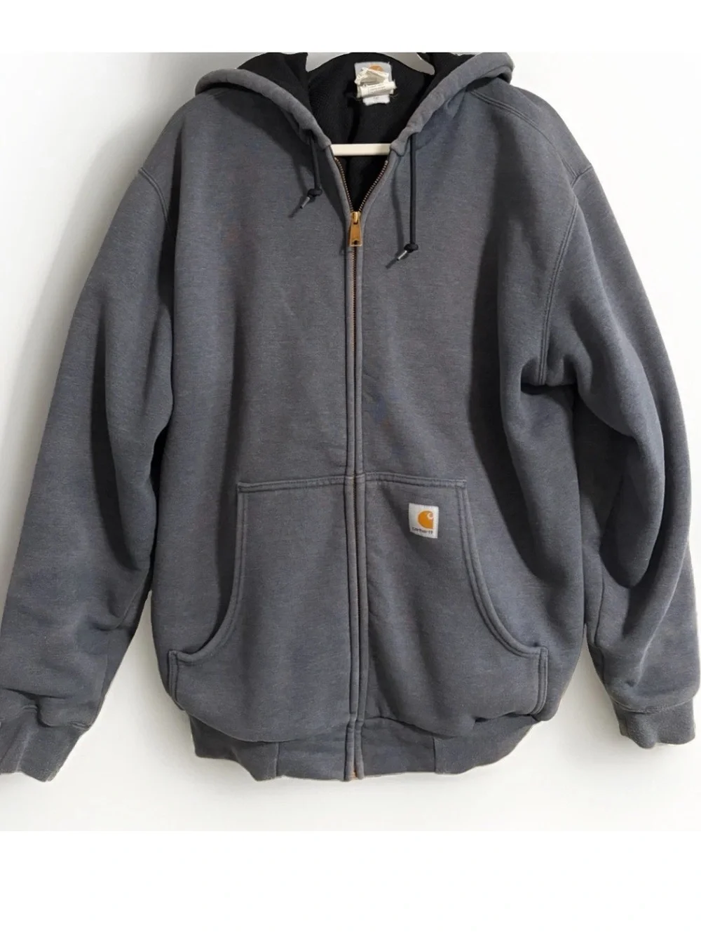 Carhartt VINTAGE J149 Thermal Lined Zip Front Hooded Sweatshirt